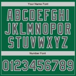 Steel Authentic Baseball Green Jersey Custom Kelly Grau-Weiß Steel Authentic Baseball Green Jersey Custom Kelly Grau-Weiß
