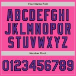 Baseball Authentic Custom Lila-Schwarz Trikot Pink Baseball Authentic Custom Lila-Schwarz Trikot Pink
