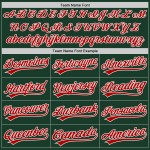 Rot-Weiß Baseball Authentic Jersey Grün Custom Rot-Weiß Baseball Authentic Jersey Grün Custom
