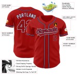 Baseball Authentic Red Custom Trikot Rot-Marineblau Baseball Authentic Red Custom Trikot Rot-Marineblau