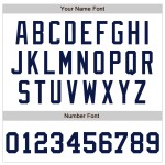 Jersey Navy Weiß Nadelstreifen Orange Custom Baseball Authentic Jersey Navy Weiß Nadelstreifen Orange Custom Baseball Authentic