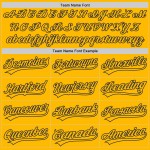 Gold Baseball Authentic Custom Gold-Navy Trikot Gold Baseball Authentic Custom Gold-Navy Trikot