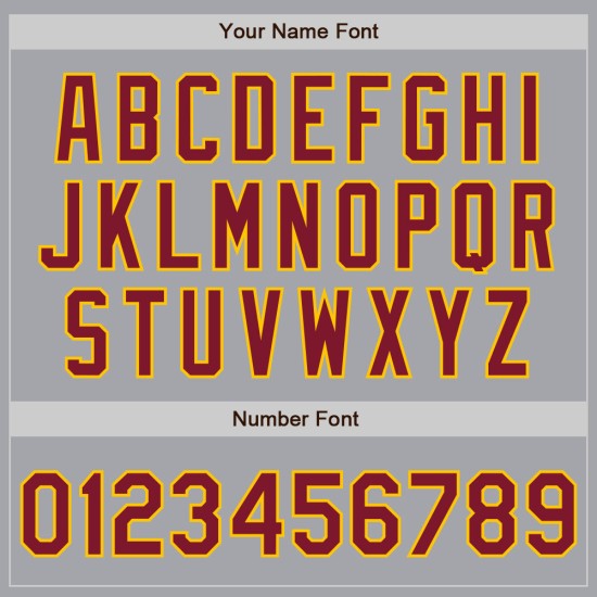 Custom Jersey Authentic Grau Purpur-Gold Baseball Custom Jersey Authentic Grau Purpur-Gold Baseball
