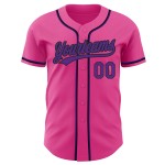 Baseball Authentic Custom Lila-Schwarz Trikot Pink Baseball Authentic Custom Lila-Schwarz Trikot Pink