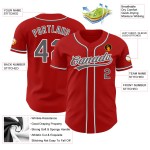 Authentisches rotes Steel Custom Baseball-Trikot Grau-Weiß Authentisches rotes Steel Custom Baseball-Trikot Grau-Weiß