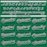 Steel Authentic Baseball Green Jersey Custom Kelly Grau-Weiß Steel Authentic Baseball Green Jersey Custom Kelly Grau-Weiß