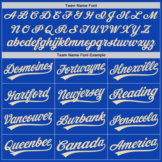 Cremefarbenes authentisches blaues Baseball-Trikot von City Thunder Cremefarbenes authentisches blaues Baseball-Trikot von City Thunder