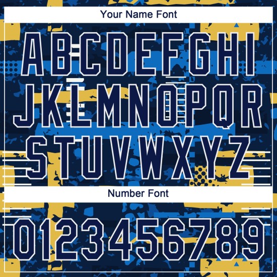 Marine-Gold Muster Design Marine authentische Jersey 3D Custom Baseball Marine-Gold Muster Design Marine authentische Jersey 3D Custom Baseball