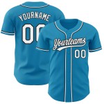 Jersey Authentic Panther Blau Weiß-Schwarz Custom Baseball Jersey Authentic Panther Blau Weiß-Schwarz Custom Baseball