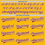 Baseball Crimson-Weißgold Authentic Custom Jersey Baseball Crimson-Weißgold Authentic Custom Jersey