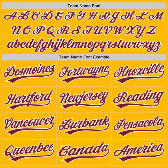 Baseball Crimson-Weißgold Authentic Custom Jersey Baseball Crimson-Weißgold Authentic Custom Jersey